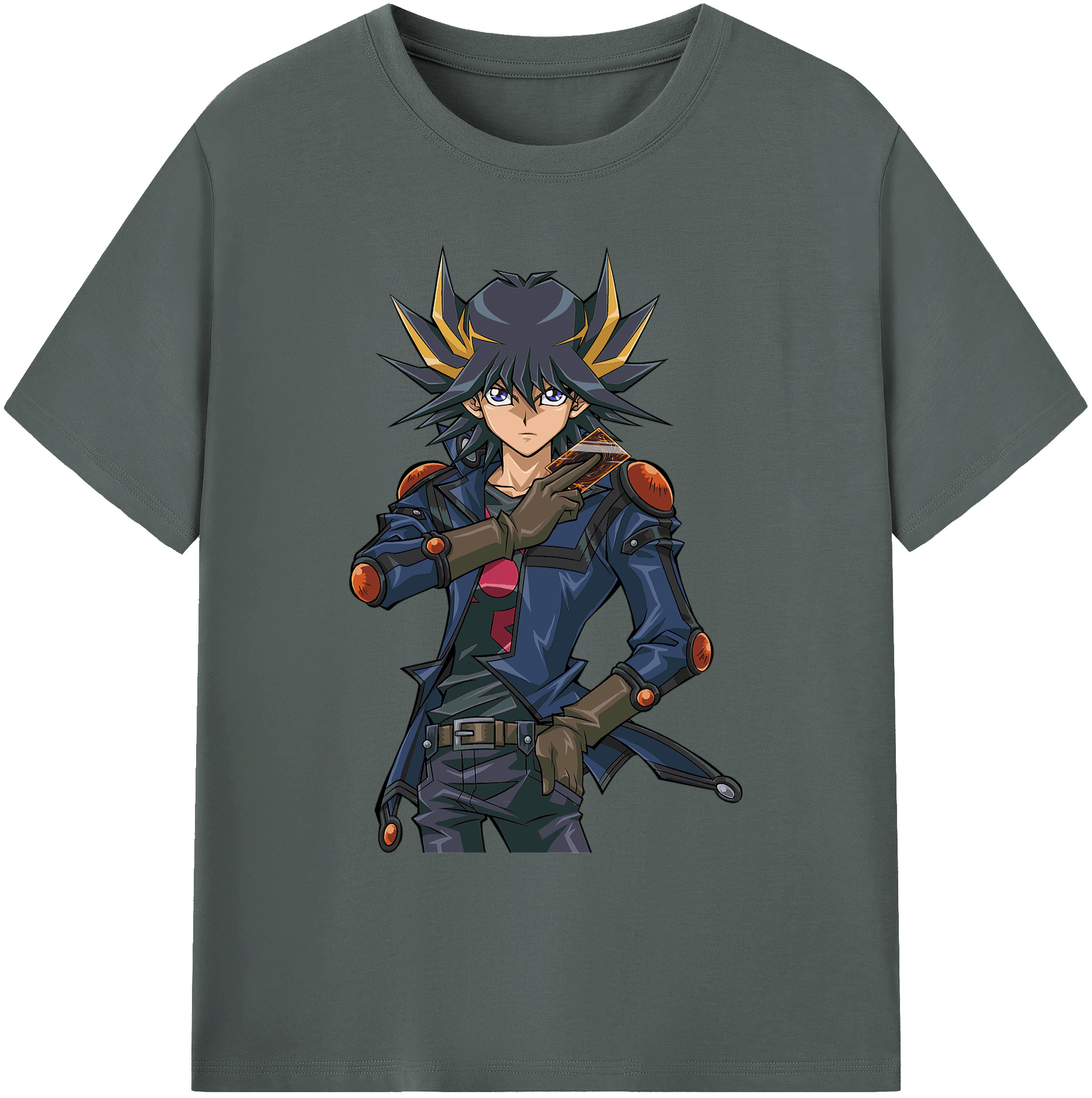 （画像用） 遊☆戯☆王 Yu-Gi-Oh! 綿100％ メンズ半袖Tシャツ｜肌触りやわらか＆通気性